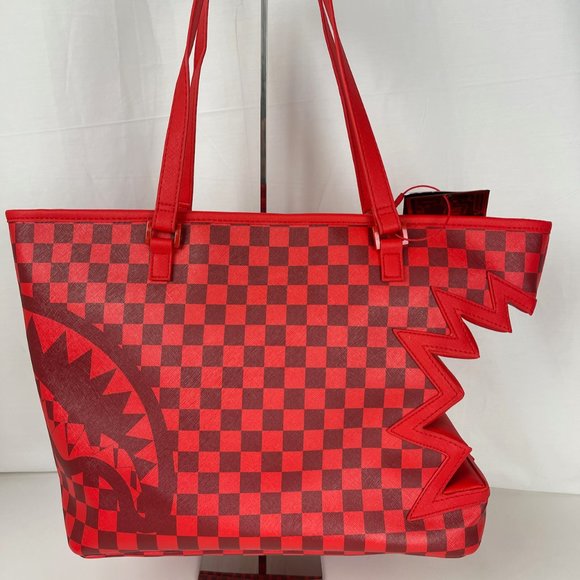 New Sprayground Infared Shark Bite Tote - Picture 2 of 11